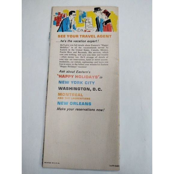 Eastern Airlines 1963 Ford Brochure Pamphlet Ephemera Travel NYC Transportation - Picture 3 of 9